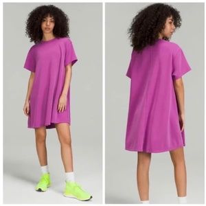 Lululemon Softstreme All Yours Dress in Vivid Plum